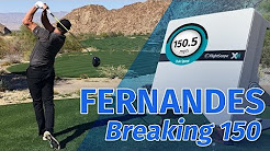 Eddie Fernandes breaking 150mph club head speed